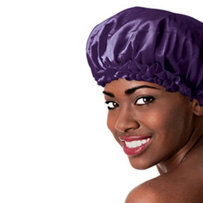Protect Your Hair with Shower Hat Night Sleep Cap! - Shello's Creative Boutique