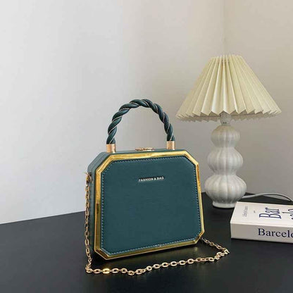 Shello's Creative Boutique – Fashionable Small Square Chain Crossbody Bag - Shello's Creative Boutique