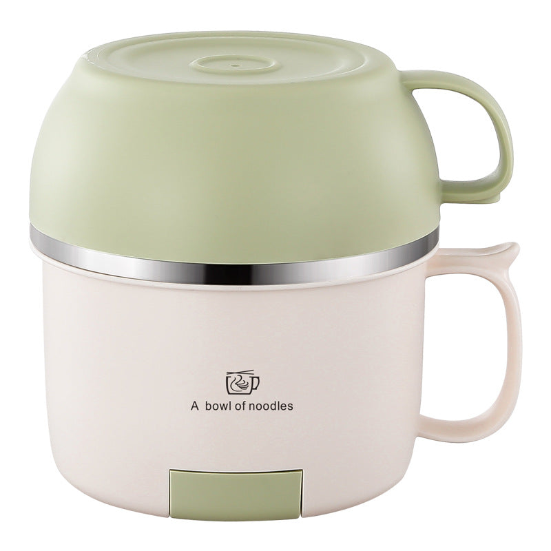 Anti-scalding 304 stainless steel lunch box instant noodle bowl with lid and handle lunch box eprolo