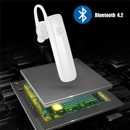 M165 Mini Bluetooth Earphone Stereo Bass Bluetooth Headset Handsfree Earloop Wireless Earpiece With Mic For All Smart Phones - Shello's Creative Boutique
