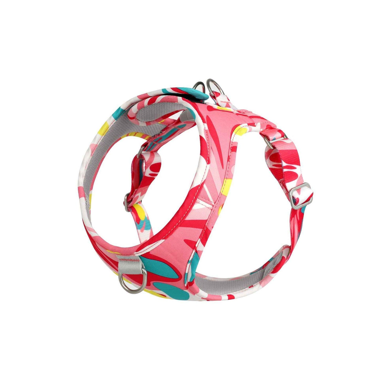 Printed Dog Harness & Leash - Anti-Escape Chest Strap