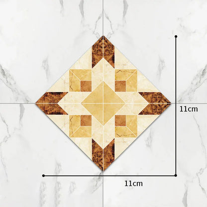 Self-Adhesive Floor Tile Stickers – Waterproof Wear-Resistant Diagonal Design - Shello's Creative Boutique