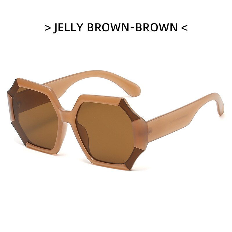 Vintage Oversize Round Sunglasses Women Luxury Brand Design Retro Sun Glasses Female Big Frame Shades Black Lady UV400