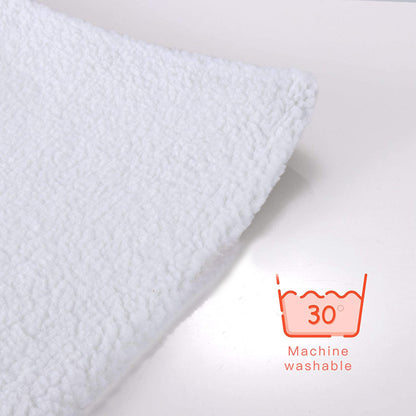 Self-Heating Dog Bed Mat - Warm Plush Pet Blanket with Heat Reflection Technology