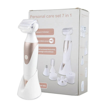 5-in-1 Waterproof Electric Shaver – Ultimate Hair Removal Kit for Women - Shello's Creative Boutique