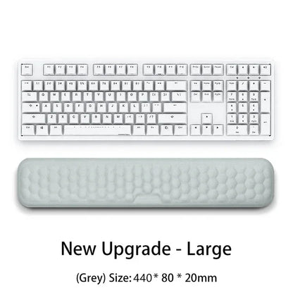 Keyboard mouse wrist rest ergonomic office typing protect relax wrist memory foam mouse pad - Shello's Creative Boutique
