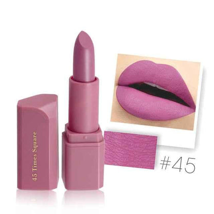 MISS ROSE Matte Waterproof Lipstick for Long-Lasting Nutritious Lips Makeup - Shello's Creative Boutique