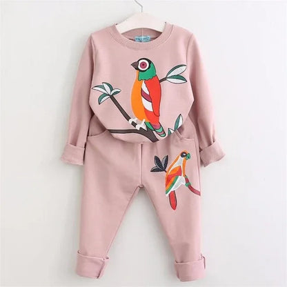 Winter Toddler Sports Suit - Cozy Festive Girls Outfit (1-6y) - Shello's Creative Boutique