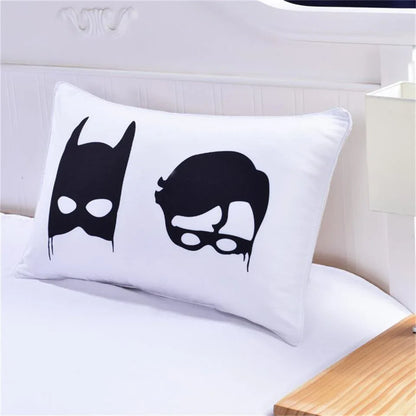 Batman Pillowcase - Cartoon Print Bedding for Kids - Shello's Creative Boutique