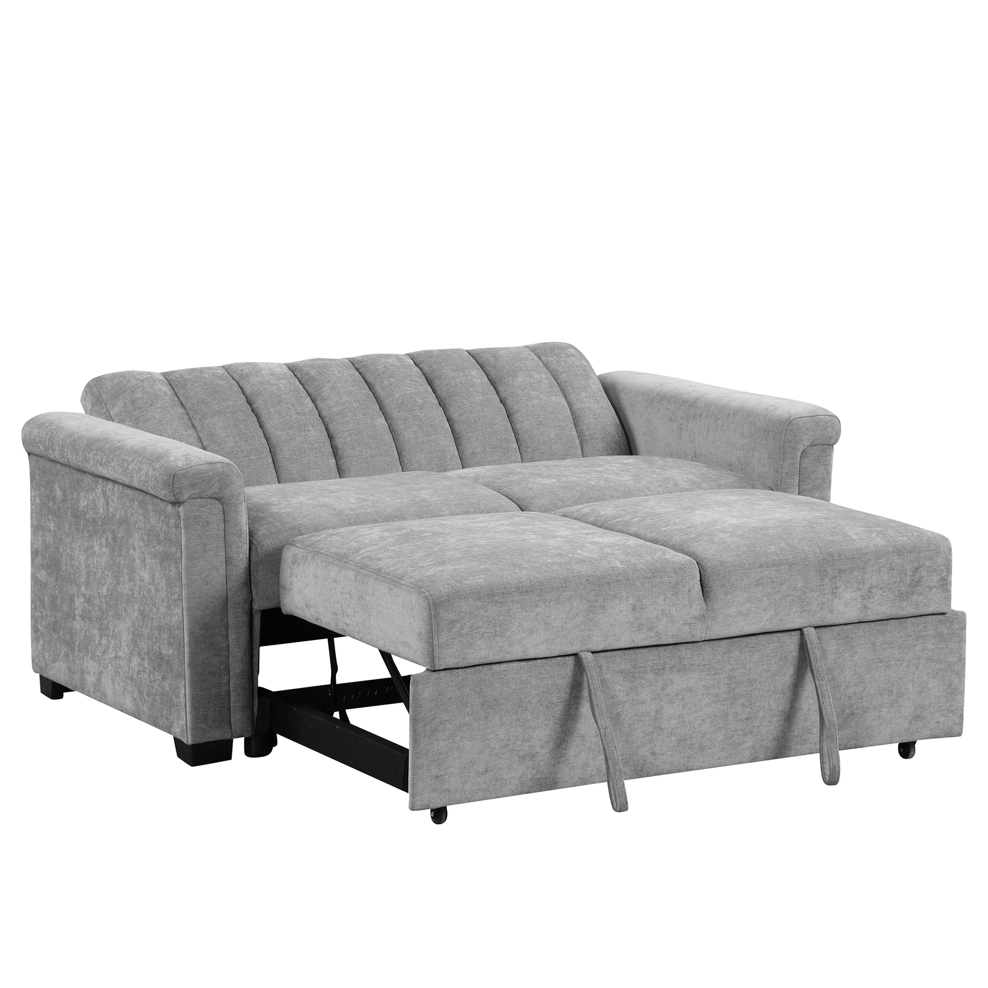 U_STYLE Convertible Soft Cushion Sofa Pull Bed ,for Two People to Sit On eprolo