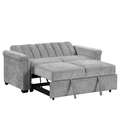 U_STYLE Convertible Soft Cushion Sofa Pull Bed – Stylish & Functional Comfort for Any Space - Shello's Creative Boutique