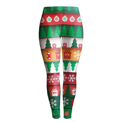 Women Christmas Leggings - Shello's Creative Boutique