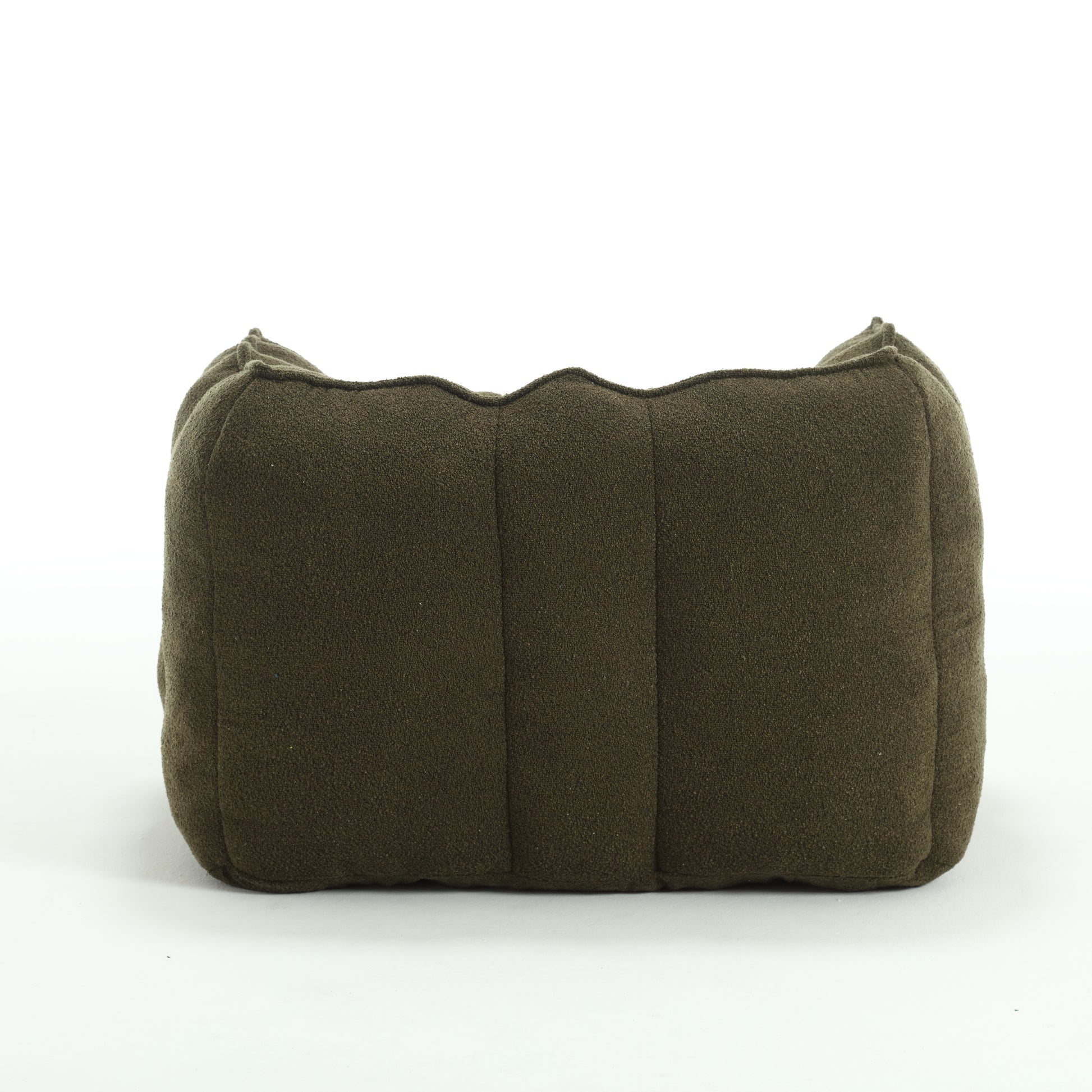 Soft Bean Bag Chair with High Resilient Foam(Chips)for living room and bedroom,Comfortable Square Lazy Sofa with Footstool eprolo
