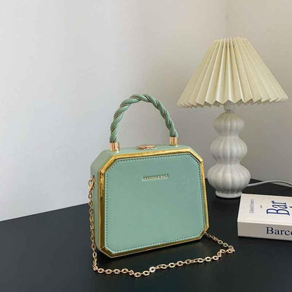 Shello's Creative Boutique – Fashionable Small Square Chain Crossbody Bag - Shello's Creative Boutique