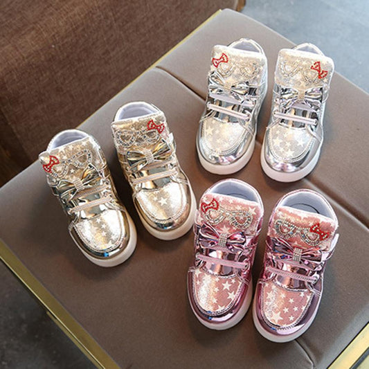 ToddlerBaby Fashion Sneakers Star Luminous Child Casual Colorful Light Shoes eprolo