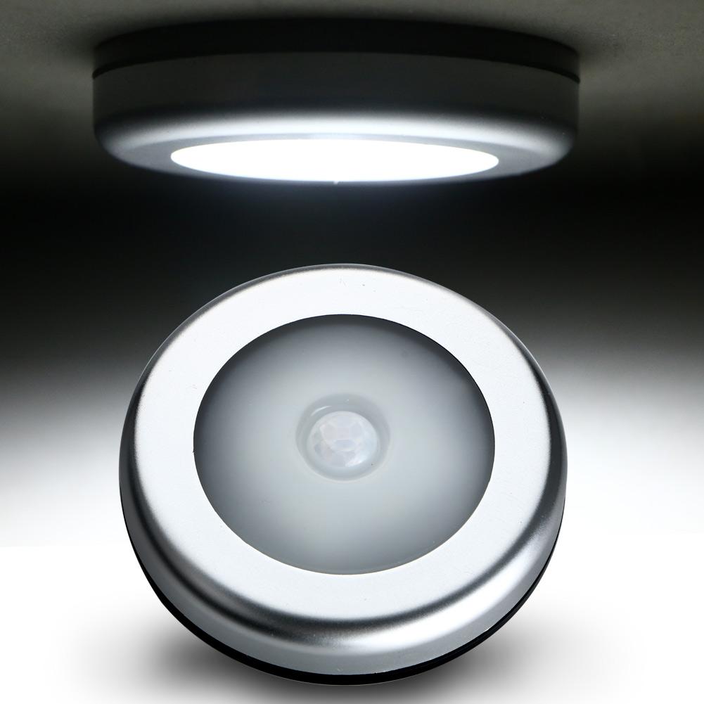 1pcs 6 LED PIR Body Motion Sensor Activated Wall Light Night Light Induction Lamp Closet Corridor Cabinet led Sensor Light eprolo