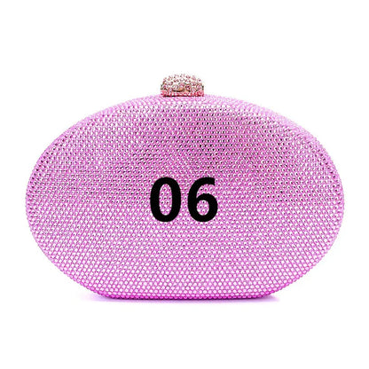 Crystal bag can be used for crossbody carrying, suitable for party and wedding gift bags - Shello's Creative Boutique
