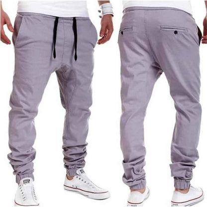 Men Harem Pants Casual Sagging pants men Drop Crotch Men Joggers - Shello's Creative Boutique