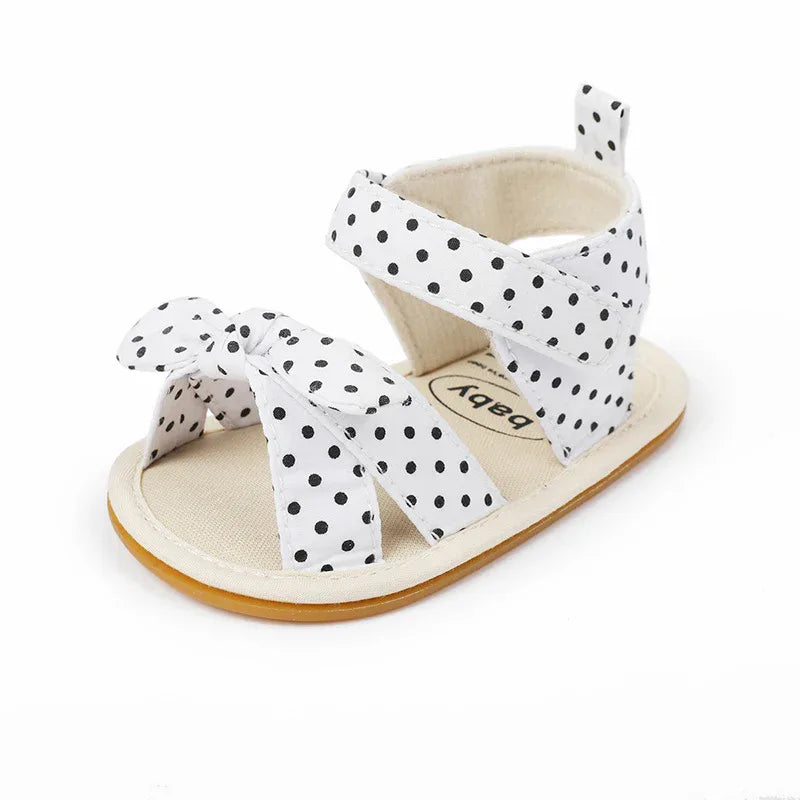 Baby Girl Sandals - Breathable Indoor Shoes for Infants & Toddlers 0-12 Months | Non-Slip Sole - Shello's Creative Boutique