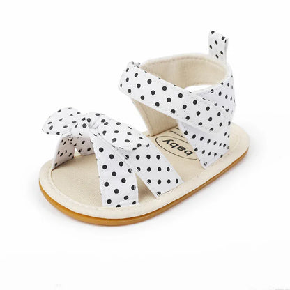 Baby Girl Sandals - Breathable Indoor Shoes for Infants & Toddlers 0-12 Months | Non-Slip Sole - Shello's Creative Boutique