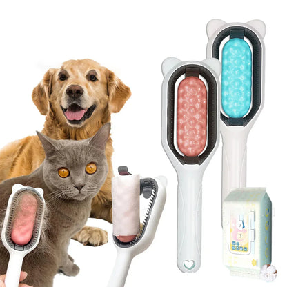 Pet Cleaning And Hair Removal Comb Cat Comb To Remove Floating Hair Pet Comb Brush Disposable Wipes For Long Hair And Short Hair - Shello's Creative Boutique