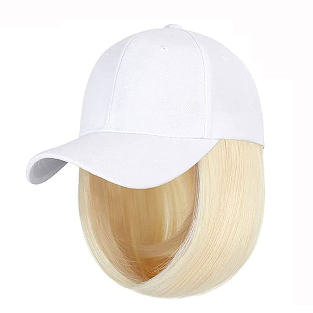 Wig Women's Hooded Wig European and American Personalized Short Straight Hair Chemical Fiber Wig Multi Color Wigs Headcover eprolo