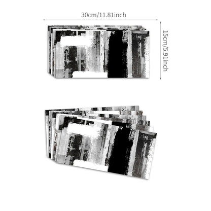 Funlife Black And Gray Style Thickened Brick Stickers Home Renovation Bathroom Wall Decoration Waterproof Stickers - Shello's Creative Boutique
