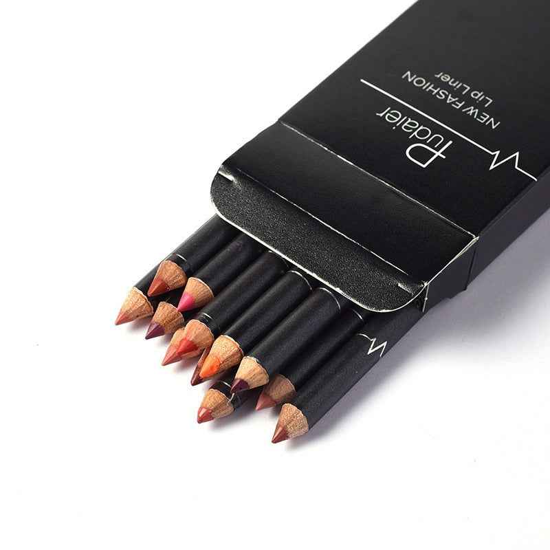 Twelve-color lip liner non-fading matte velvet lipstick pen Pudaier Twelve-Color Lip Liner | Waterproof, Non-Fading Matte Velvet