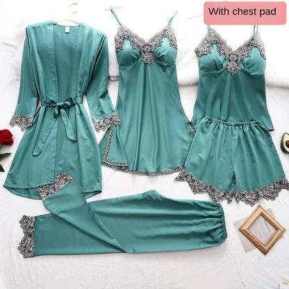 5 Pieces Set Women Pajamas Set eprolo