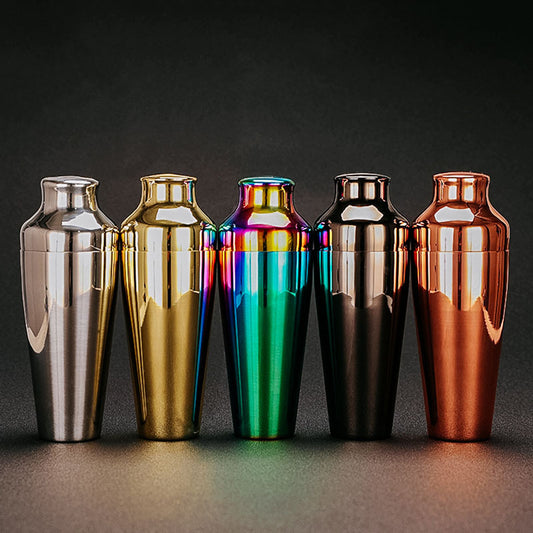 304 Stainless Steel French Two-Section Wine Shaker Shaker Shaker Bar Cocktail Glass Mixing Tool 550ml eprolo