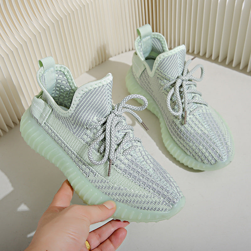 Coconut shoes for both men and women, summer breathable fly woven shoe covers, casual sports shoes, couple's mesh shoes eprolo