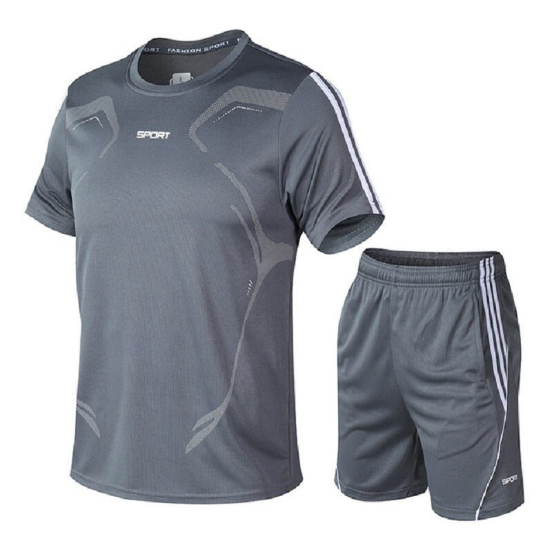 5XL Running T Shirt Sport GYM Tshirt Short Sleeve Football Basketball Tennis Shirt Quick Dry Fitness Sports Set Suits Sportswear eprolo