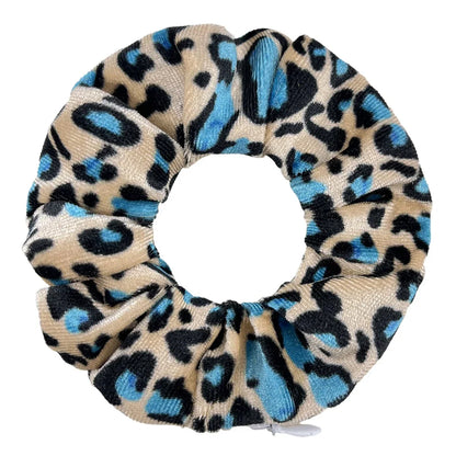 Tie dye velvet zipper large intestine loop - Shello's Creative Boutique