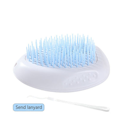 One-Click Self-Cleaning Cat Brush - Hair Removal & Massage Grooming Tool
