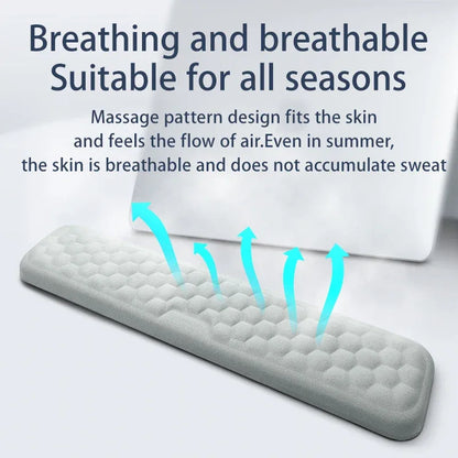 Keyboard mouse wrist rest ergonomic office typing protect relax wrist memory foam mouse pad - Shello's Creative Boutique