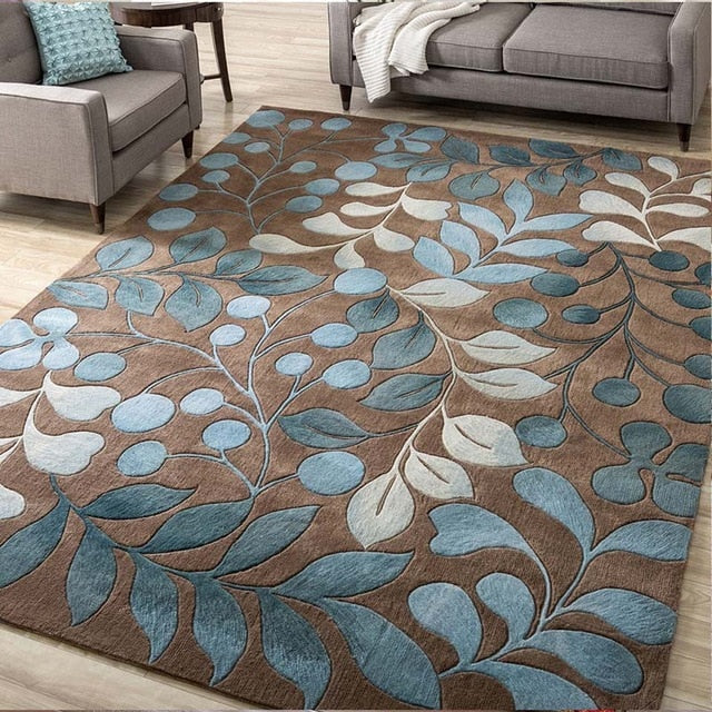 High Quality Abstract Flower Art Carpet For Living Room Bedroom Anti-slip Floor Mat Fashion Kitchen Carpet Area Rugs Shello Creative Boutique