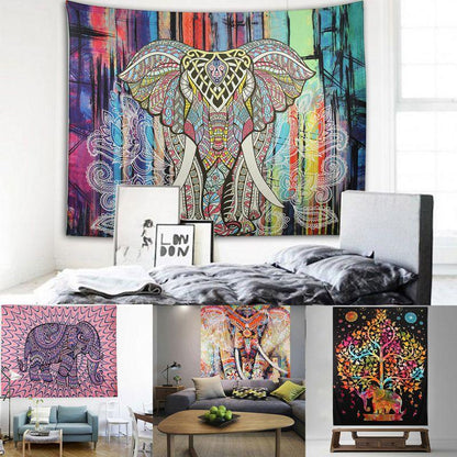 Bohemian Mandala Tapestry Sandy Beach Indian Picnic Rug Throw Travel Mattress Blanket Camping Tent Wall Decor Hanging Tapestries - Shello's Creative Boutique