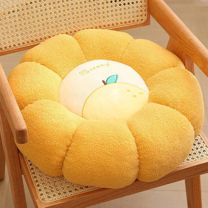 New Pumpkin Cushion Color Contrast Persimmon Ruyi Putuan Home Sofa Decoration Soft Cushion - Shello's Creative Boutique