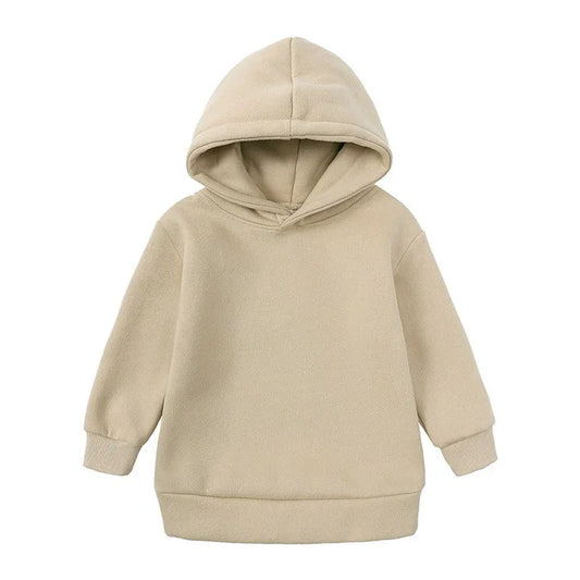 Thickened Autumn And Winter Clothing Children's Sports Suit Casual Pullover Hooded Sweater Trousers Two-Piece Set - Shello's Creative Boutique