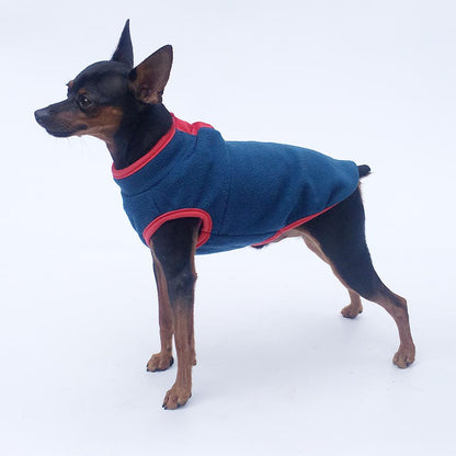 Cozy Winter Dog Sweater - Soft Fleece Pet Jacket for Small to Large Dogs