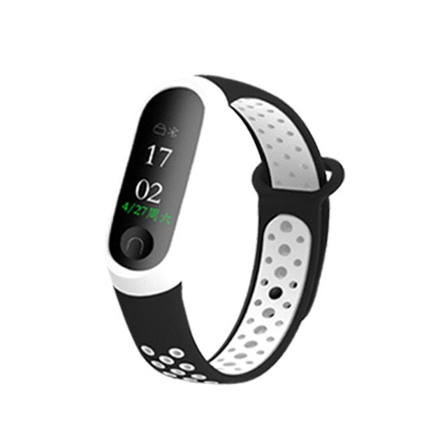 Newest Millet Silica Bracelet 3 4 Wristband Smart Sports Bracelet Replacement For Xiaomi Mi band 3 4 Wristband Fitness Watch eprolo