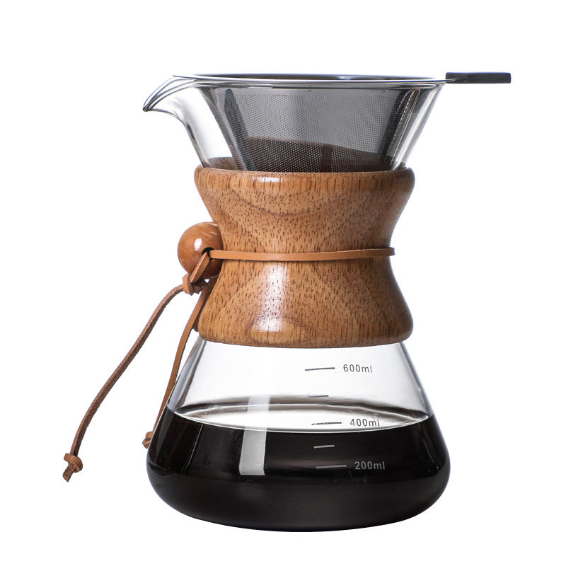 High Borosilicate Glass Hand Brewed Coffee Pot, Glass Coffee Pot, Coffee Set, Coffee Sharing Pot, Coffee Pot eprolo