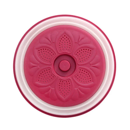 Collapsible Microwave Cover Lid Folding Plate Cover Colander Strainer Fruit Vegetables Washing Basket Plate Lid Kitchen Tools - Shello's Creative Boutique