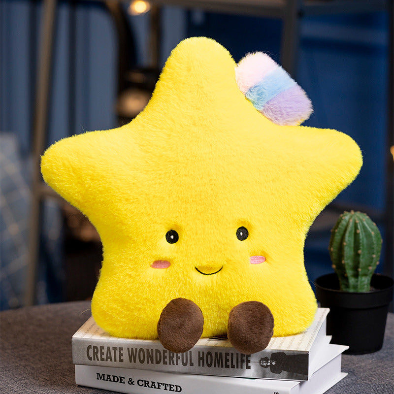 Amuseable Sun Small Sun Pillow Stuffed Toy Moon Cloud Cushion Pillow Doll Doll eprolo