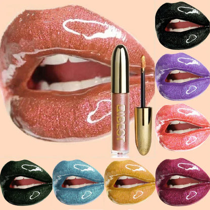 Lips Makeup Gloss Magic Lipstick Glitter Long Lasting Make Up Waterproof Metallic Liquid - Shello's Creative Boutique