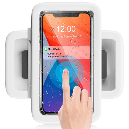 Shower Phone Box Bathroom Waterproof Phone Case Seal Protection Touch Screen Mobile Phone Holder For Kitchen Handsfree Gadget Shello Creative Boutique