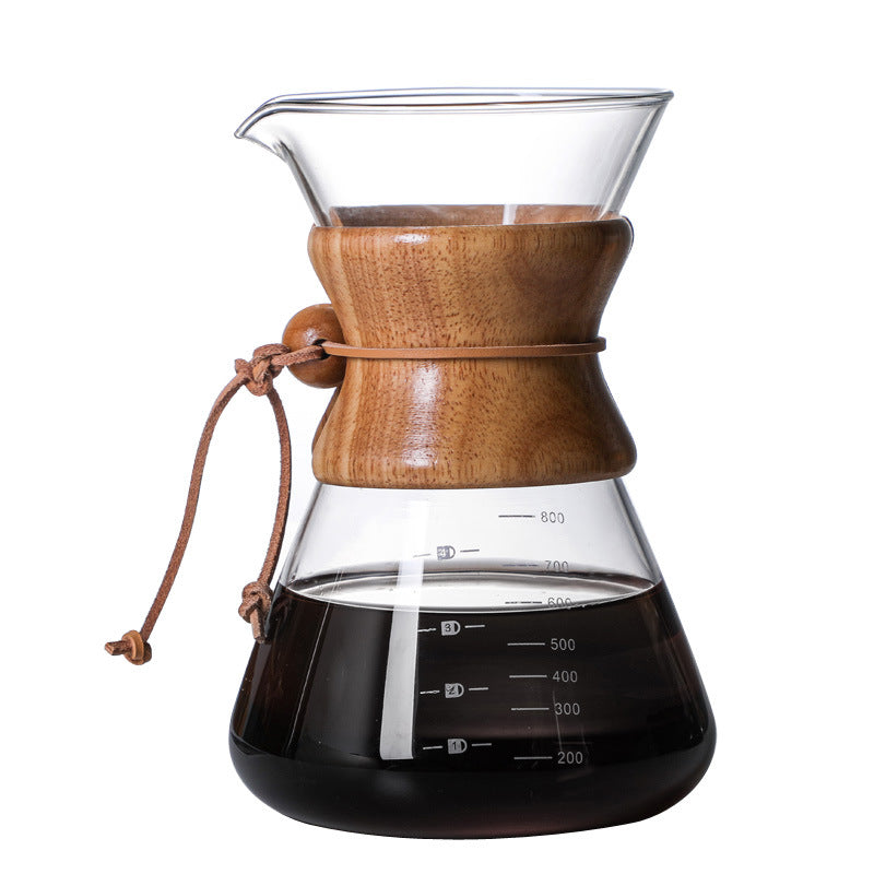 High Borosilicate Glass Hand Brewed Coffee Pot, Glass Coffee Pot, Coffee Set, Coffee Sharing Pot, Coffee Pot eprolo