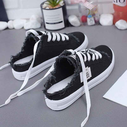Women's Canvas Sneakers – Chic, Comfortable, and Timeless for Spring & Summer!