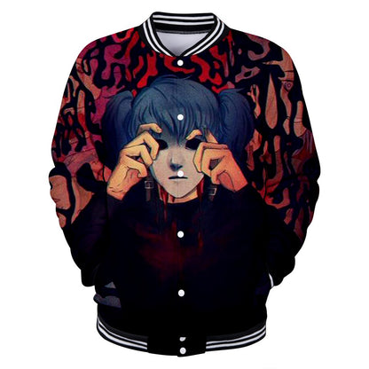 Sally face 3D jacket Hoodies New Hot Fall 3D baseball jacket Harajuku printing Sally face Baseball uniform Sweatshirt Men/Women eprolo