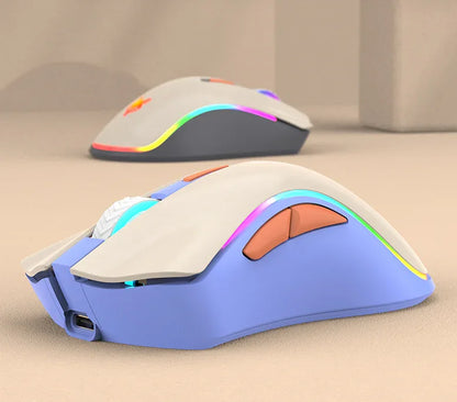 Wireless 2.4G Bluetooth dual-mode mouse rechargeable computer mute office gaming mouse - Shello's Creative Boutique